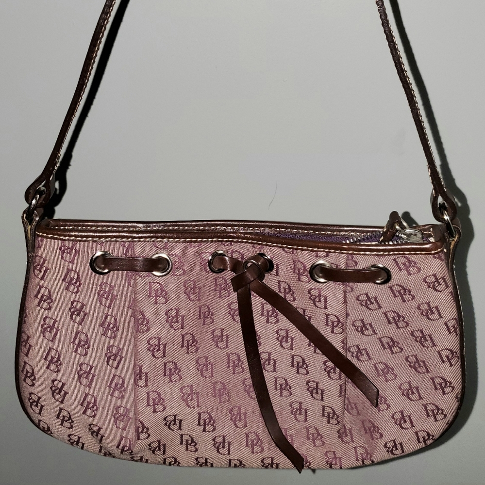 Dooney & Bourke Tassel Top Zip Shoulder Bag